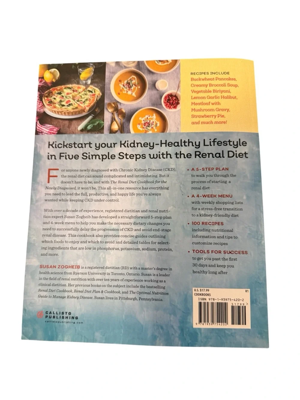 The Renal Diet Cookbook for the Newly Diagnosed